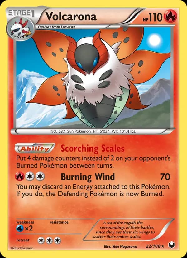 Volcarona #22 — Dark Explorers