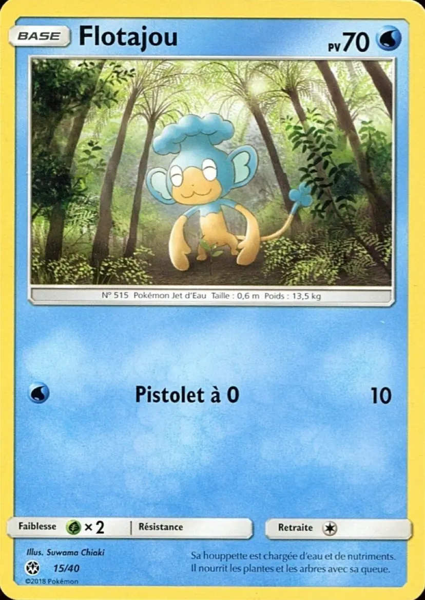 Carte Pokémon Flotajou #15 — 2018 Promo McDonald's