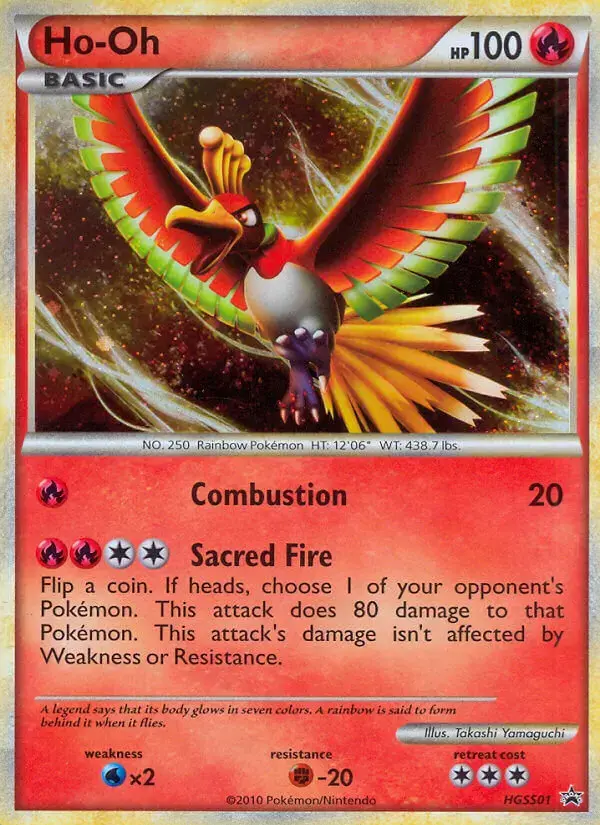 Carte Pokémon Ho-Oh #HGSS01 — Promos HeartGold SoulSilver