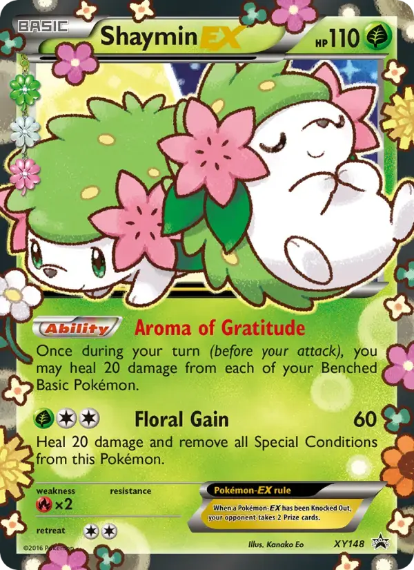 Carte Pokémon Shaymin EX #XY148 — Promos X&Y
