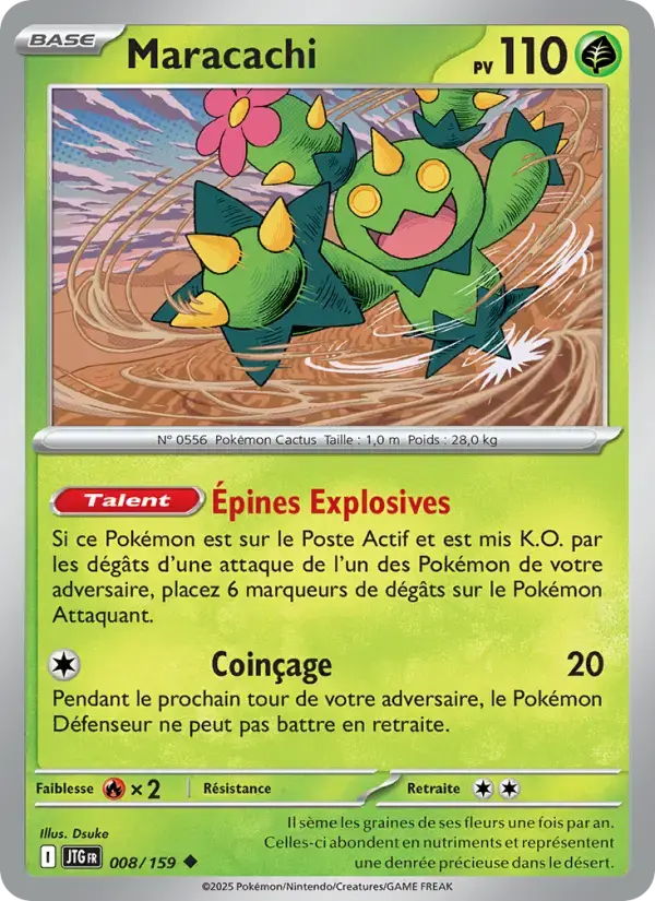 Carte Pokémon Maracachi #008 — Aventures Ensemble