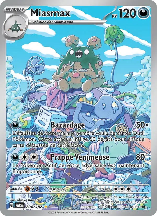 Carte Pokémon Miasmax #204 — Faille Paradoxe