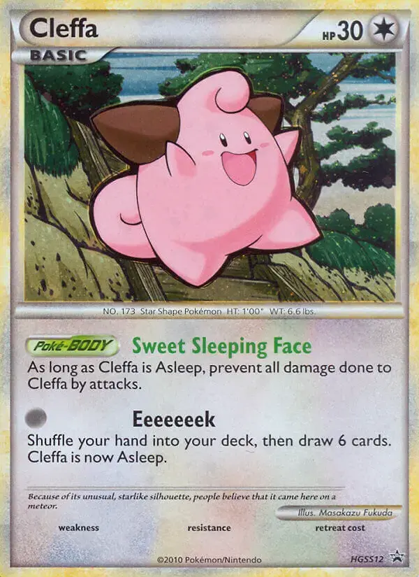Carte Pokémon Cleffa #HGSS12 — Promos HeartGold SoulSilver