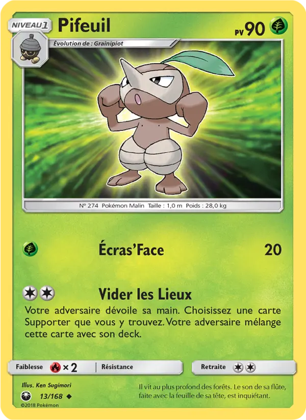 Carte Pokémon Pifeuil #13 — Tempête Céleste