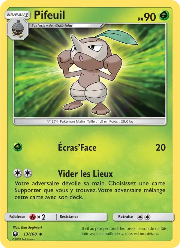 Carte Pokémon Pifeuil #13 — Tempête Céleste