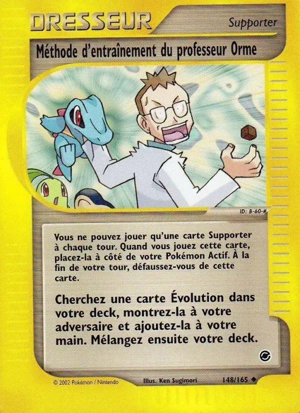 Carte Pokémon Méthode d'entraînement du professeur Orme #148 — Expédition