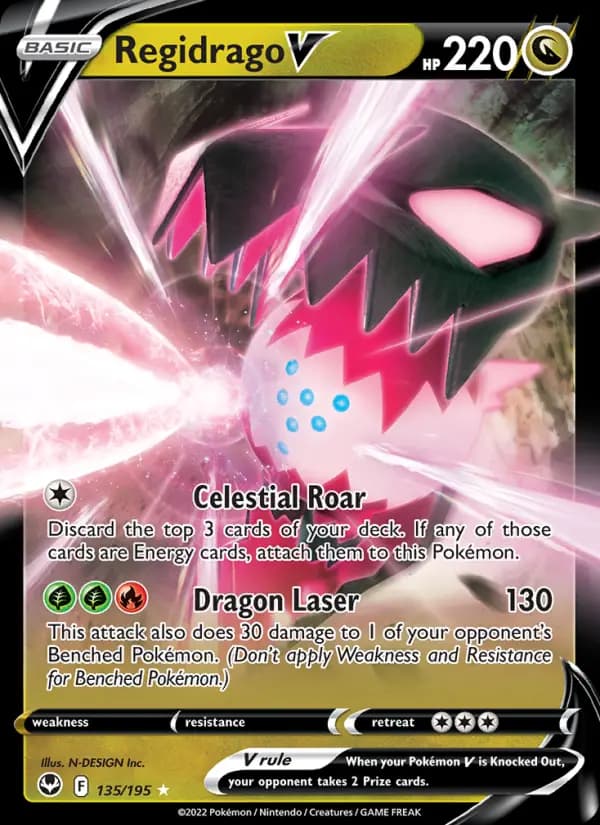 Regidrago V #135 — Silver Tempest