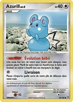 Carte Pokémon Azurill #69 — Diamant et Perle