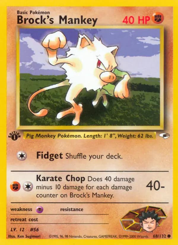 Brock's Mankey #68 — Gym Heroes