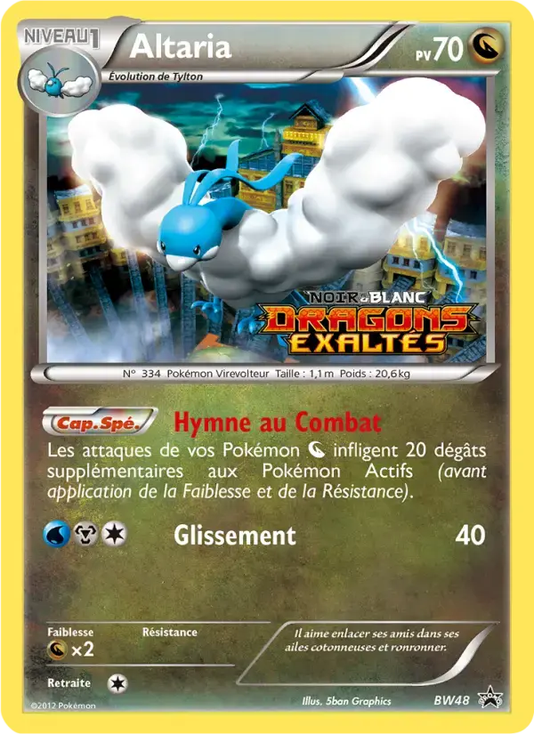 Carte Pokémon Altaria #BW48 — Promos Noir et Blanc