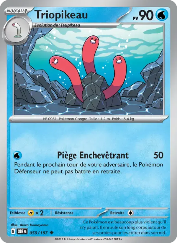 Carte Pokémon Triopikeau #059 — Flammes Obsidiennes