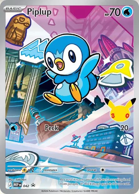 Piplup #042 — Mega Evolution Promos