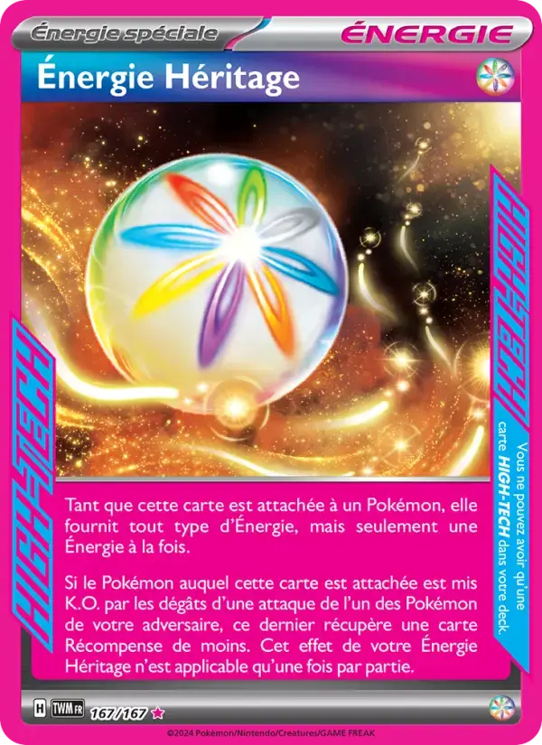 Carte Pokémon Énergie Héritage #167 — Mascarade Crépusculaire