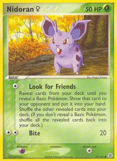 Nidoran♀ #70 — FireRed & LeafGreen
