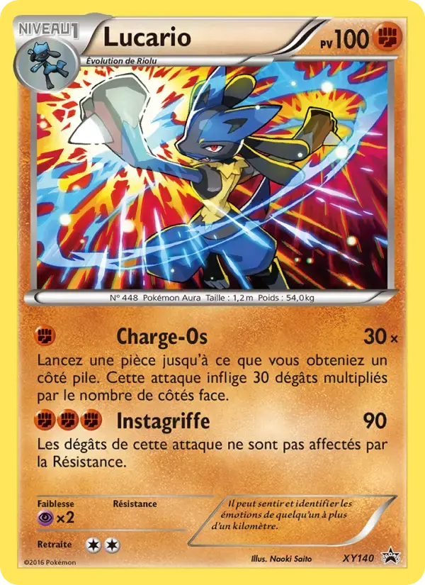 Carte Pokémon Lucario #XY140 — Promos X&Y