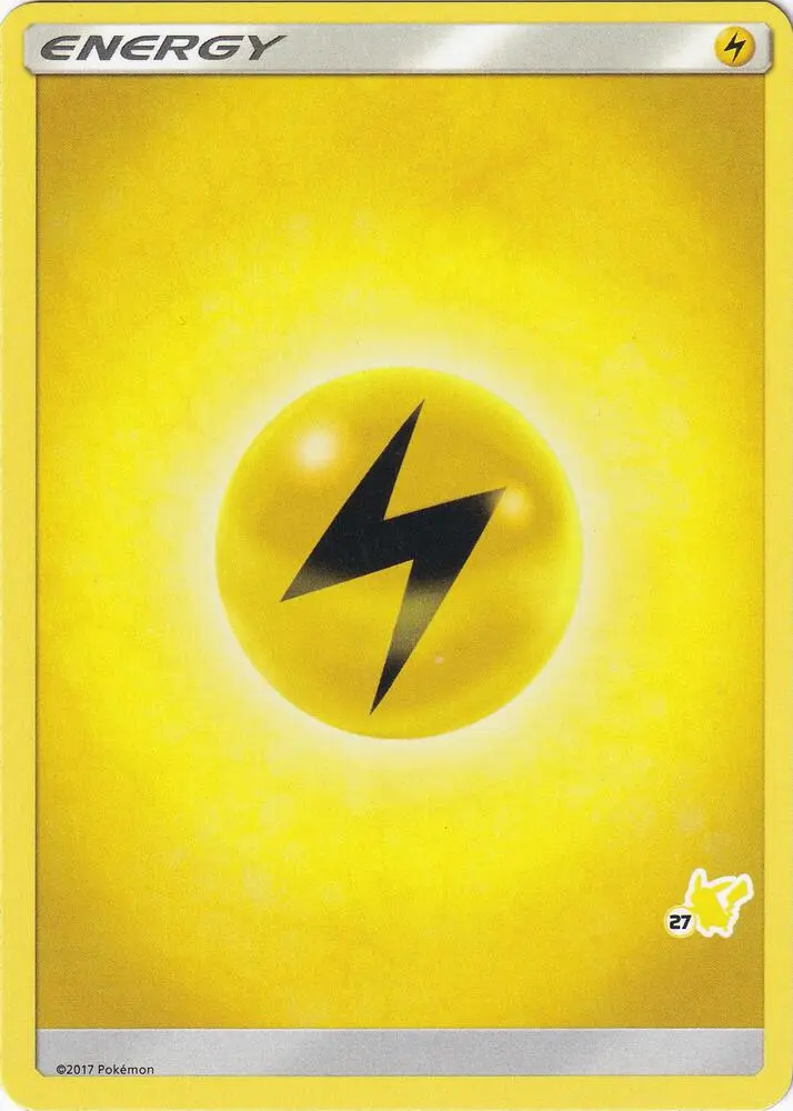 Carte Pokémon Lightning Energy #Pikachu 27 — Académie de Combat 2020