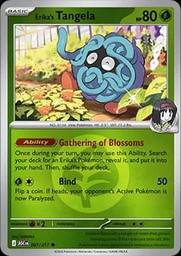Erika's Tangela #007 Non Holo — Ascended Heroes