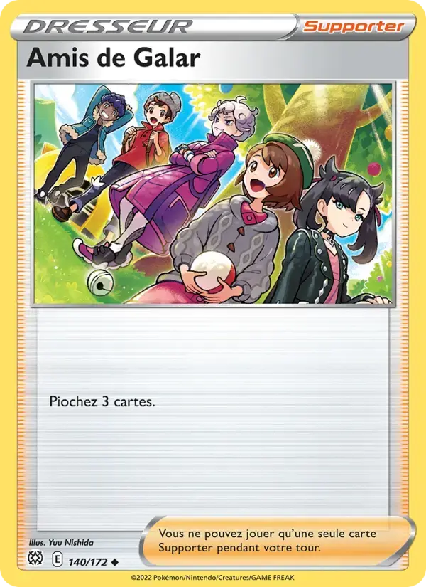 Carte Pokémon Amis de Galar #140 — Stars Étincelantes