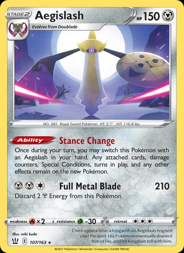 Aegislash #107 — Battle Styles
