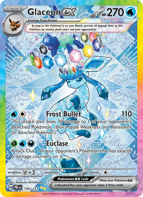 Glaceon ex #150 — Prismatic Evolutions