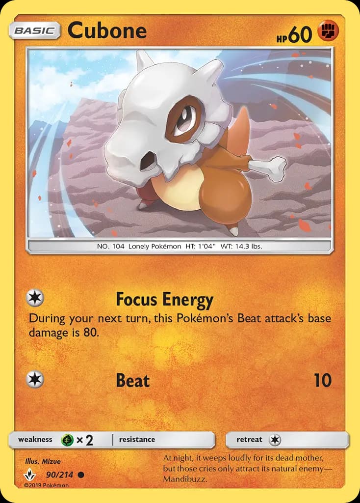 Cubone #90 — Unbroken Bonds