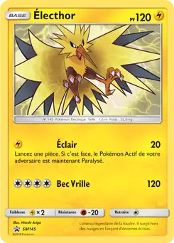 Carte Pokémon Électhor #SM145 — Promos Soleil et Lune