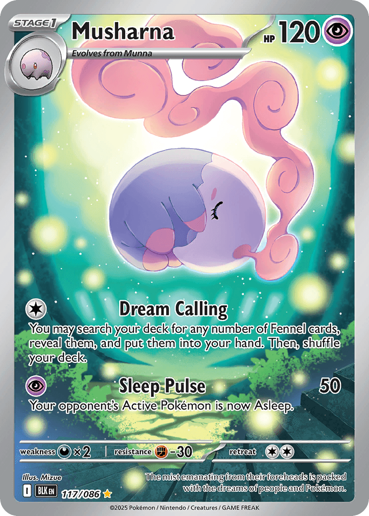 Carte Pokémon Mushana #117 — Foudre Noire
