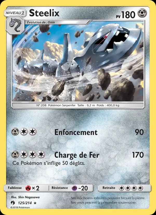 Carte Pokémon Steelix #125 — Tonnerre Perdu