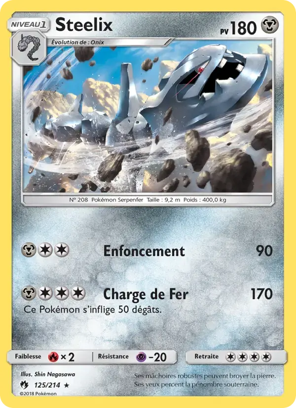 Carte Pokémon Steelix #125 — Tonnerre Perdu