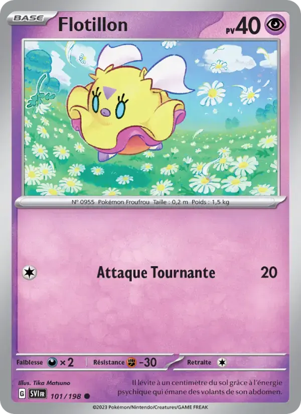 Carte Pokémon Flotillon #101 — Écarlate et Violet