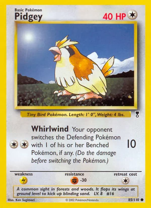Pidgey #85 — Legendary Collection