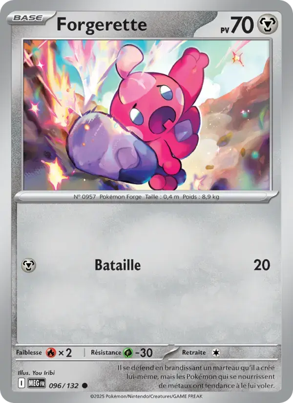 Carte Pokémon Forgerette #096 — Méga-Évolution