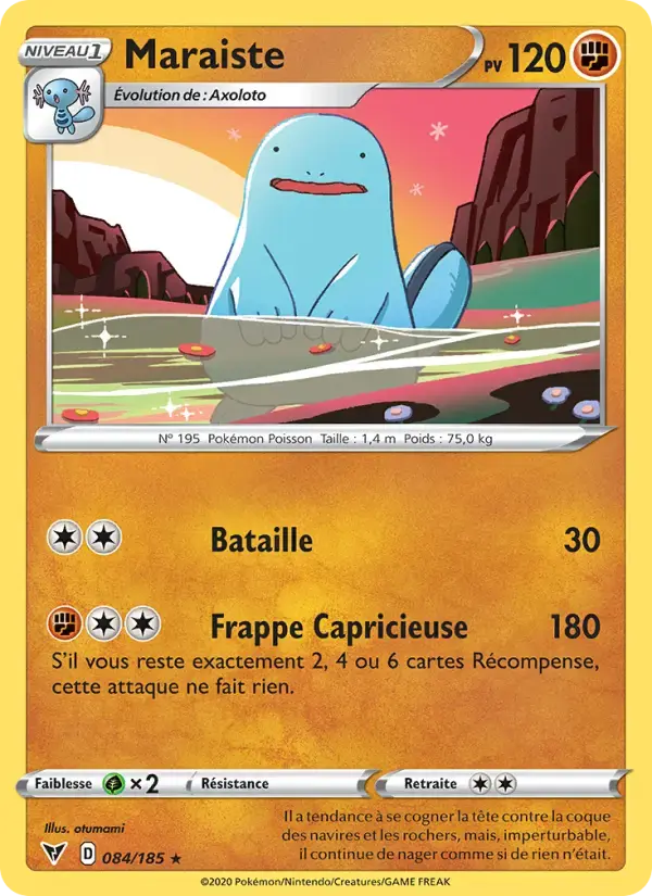 Carte Pokémon Maraiste #84 — Voltage Éclatant