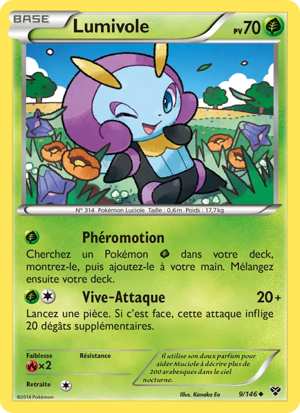 Carte Pokémon Lumivole #9 — XY