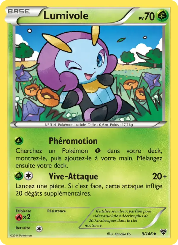 Carte Pokémon Lumivole #9 — XY