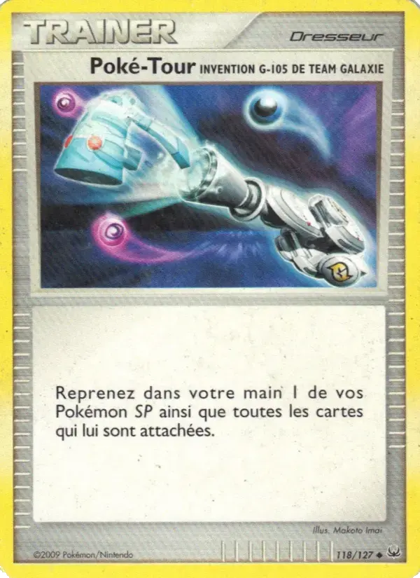 Carte Pokémon Poké-Tour Invention G-105 de Team Galaxie #118 — Platine