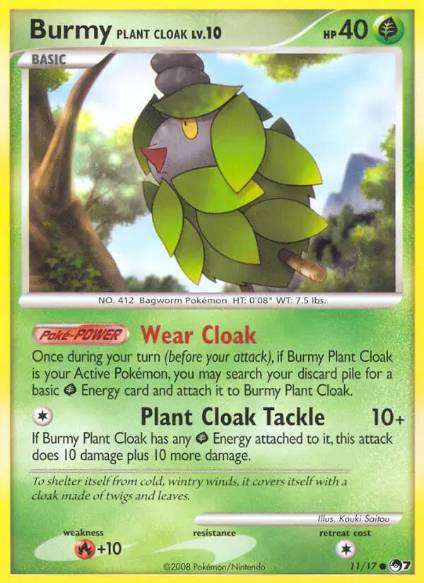 Carte Pokémon Cheniti Cape Plante #11 — POP 7