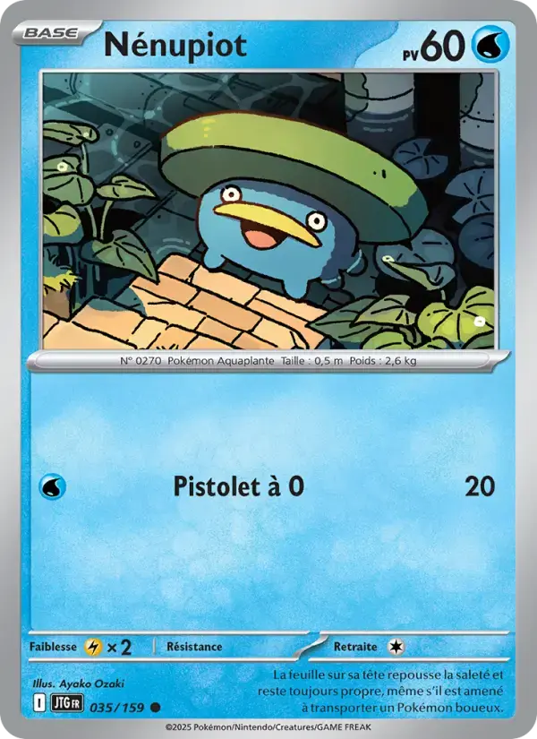 Carte Pokémon Nénupiot #035 — Aventures Ensemble