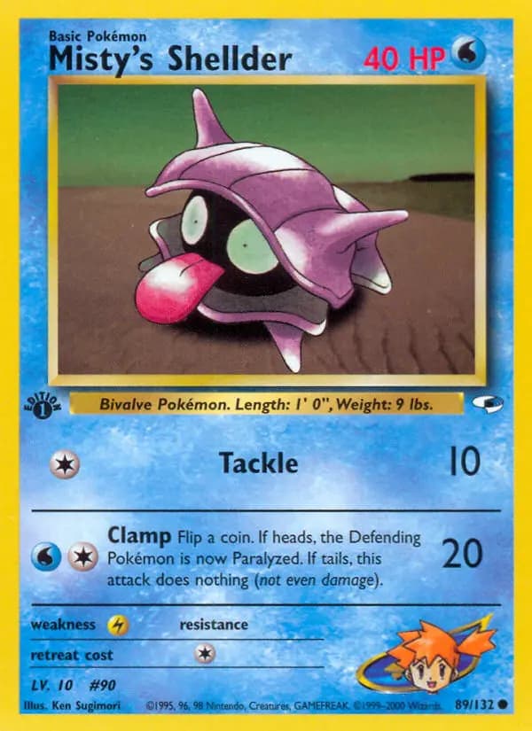 Misty's Shellder #89 — Gym Heroes