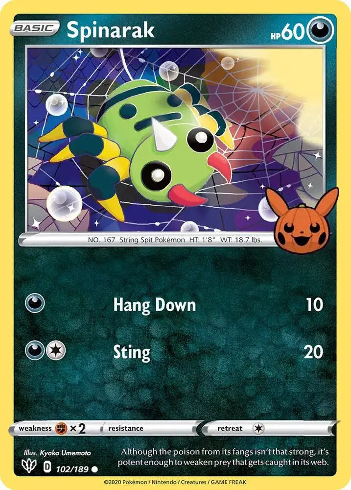 Spinarak #102 — Trick or Trade BOOster Bundle 2022
