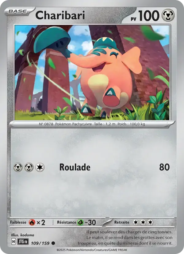Carte Pokémon Charibari #109 — Aventures Ensemble