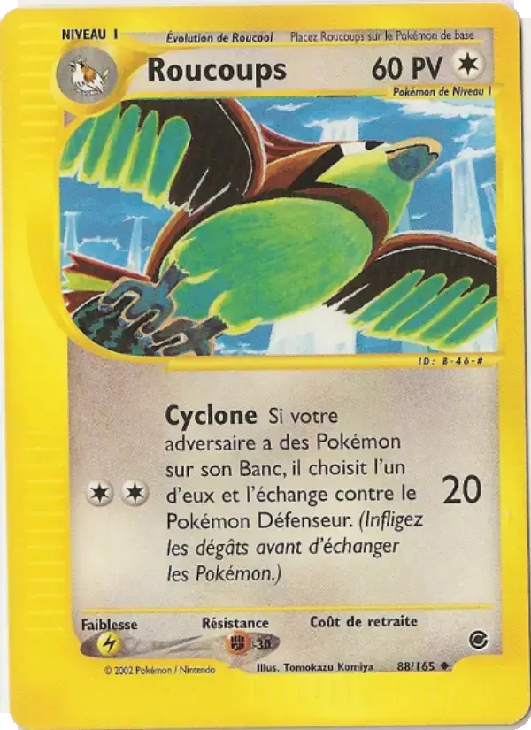 Carte Pokémon Roucoups #88 — Expédition