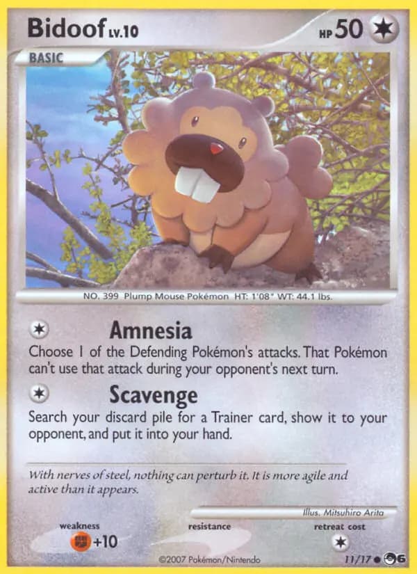 Bidoof #11 — POP 6