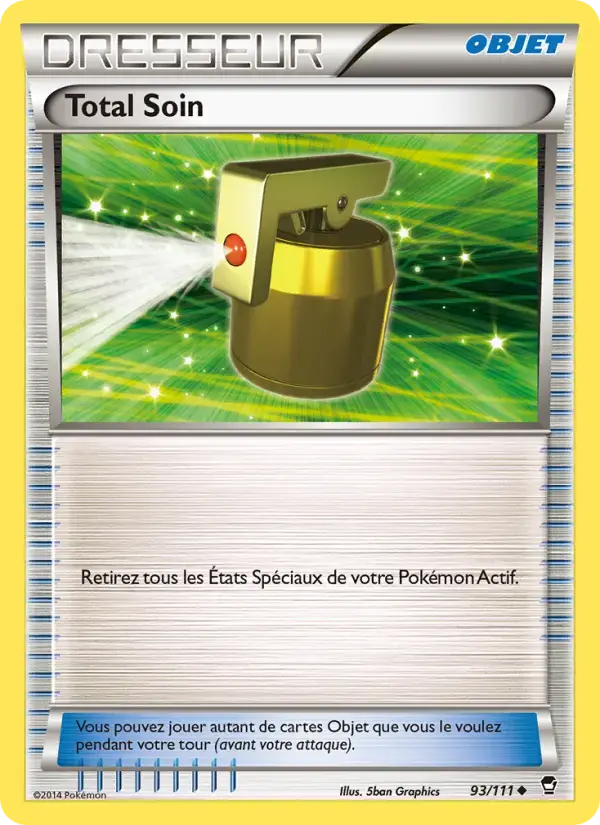 Carte Pokémon Total Soin #93 — Poings Furieux
