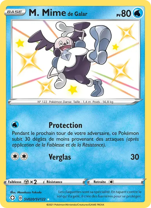 Carte Pokémon M. Mime de Galar #SV020 — Destinées Radieuses