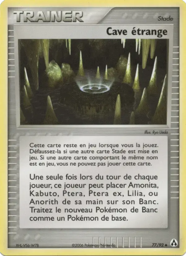 Carte Pokémon Cave étrange #77 — Créateurs de Légendes