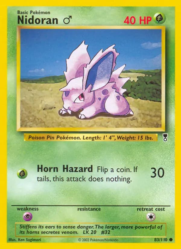 Nidoran ♂ #83 — Legendary Collection