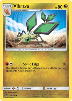 Carte Pokémon Vibrava #38 — Majesté des Dragons