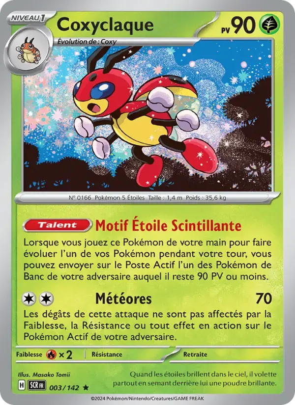 Carte Pokémon Coxyclaque #003 — Couronne Stellaire