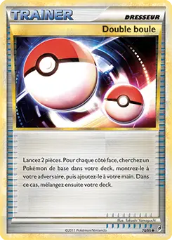 Carte Pokémon Double boule #78 — L'Appel des Légendes